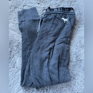 Pink sweatpants, color: gray, size: S